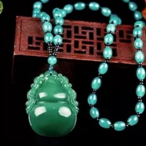 Mala Stone Beads Pendant Necklace